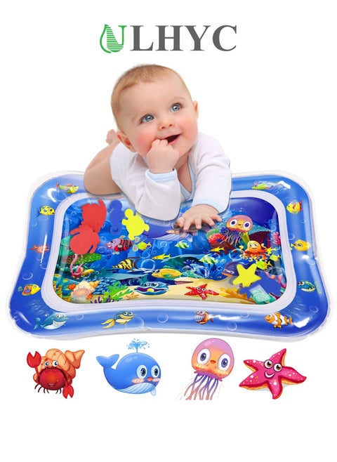 Inflatable Tummy Time Mat Premium Baby Water Play Mat