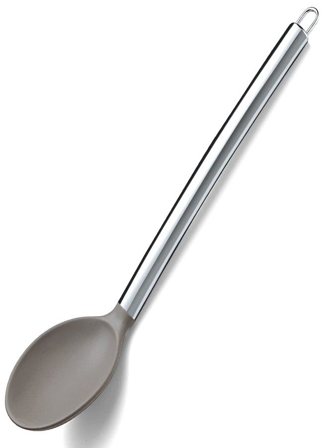 Berglander ملعقة طبخ بيرغلاندر، مصنوعة من السيليكون الصلب غير اللاصق، ملعقة تقديم ودهن للطبخ، آمنة للاستخدام في غسالة الأطباق، سهلة التنظيف - Image 1