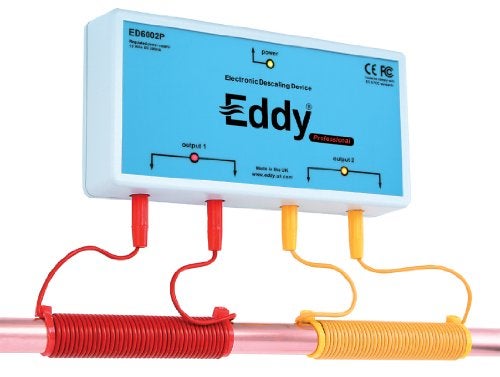EDDY Inductive No Salt Water Softener Alternative | Electronic Water Descaler for Whole House | Reduces Limescale | Electromagnetic Water Conditioner - Image 1
