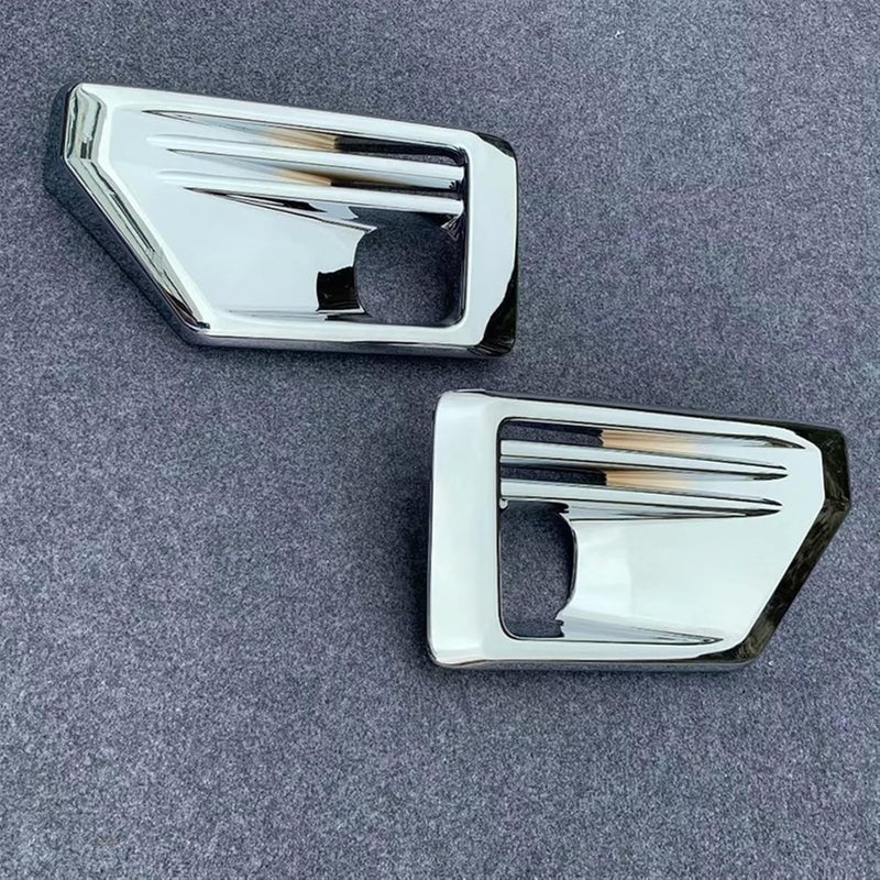QASULER Chrome Fog Light Lamp Cover for Toyota RAV4 - Image 4