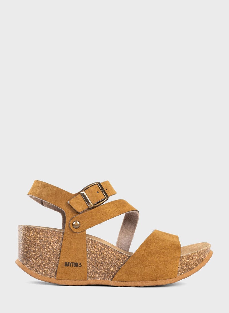 BAYTON Melilla Multi Strap Wedge Sandals  - Image 1