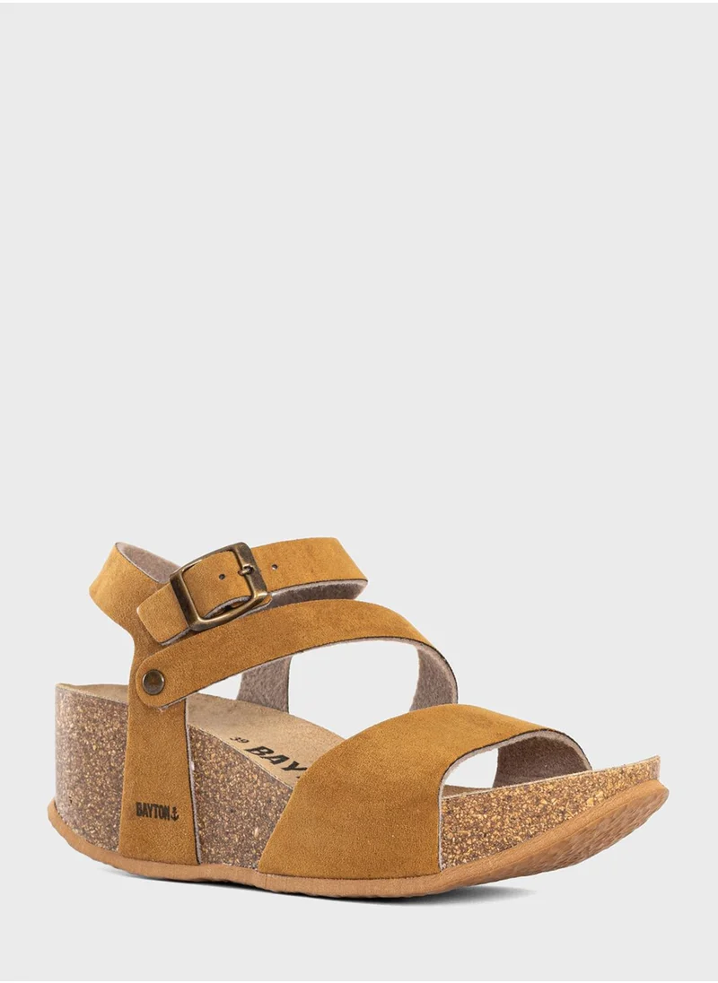 BAYTON Melilla Multi Strap Wedge Sandals