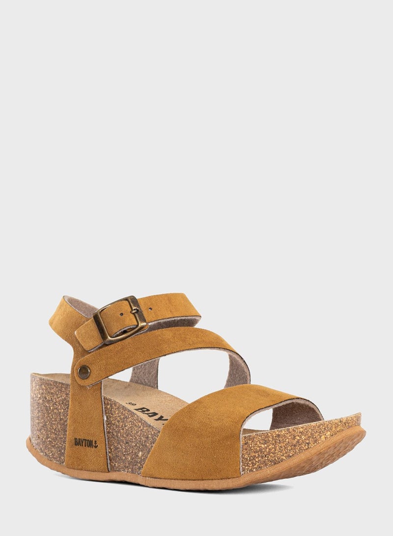 BAYTON Melilla Multi Strap Wedge Sandals  - Image 3