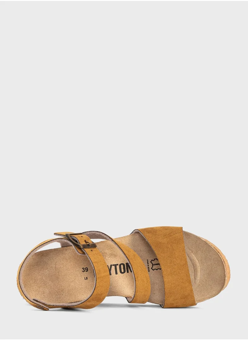 BAYTON Melilla Multi Strap Wedge Sandals