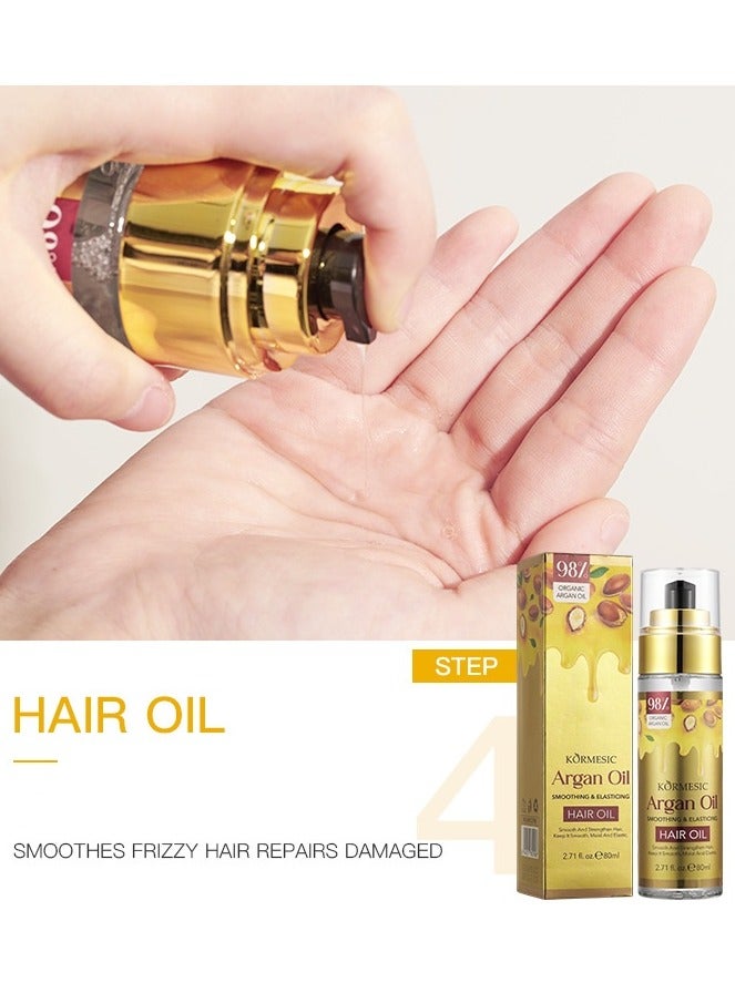 Kormesic زيت الشعر زيت الأرغان 70 مل-تغذية وتعزيز لمعان - Image 2