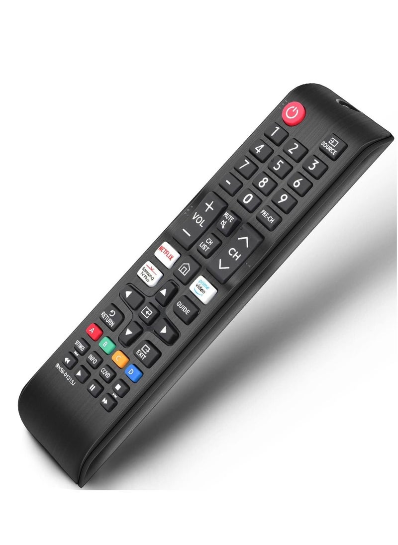 Raxoom - Remote Control BN59-01315J Replacement for Samsung-Smart-TV-Remote Samsung LED LCD QLED 4K 8K UHD 3D HDTV HDR Curved Crystal Smart TV with Netflix, Prime Video, Samsung TV Plus Button - Image 1