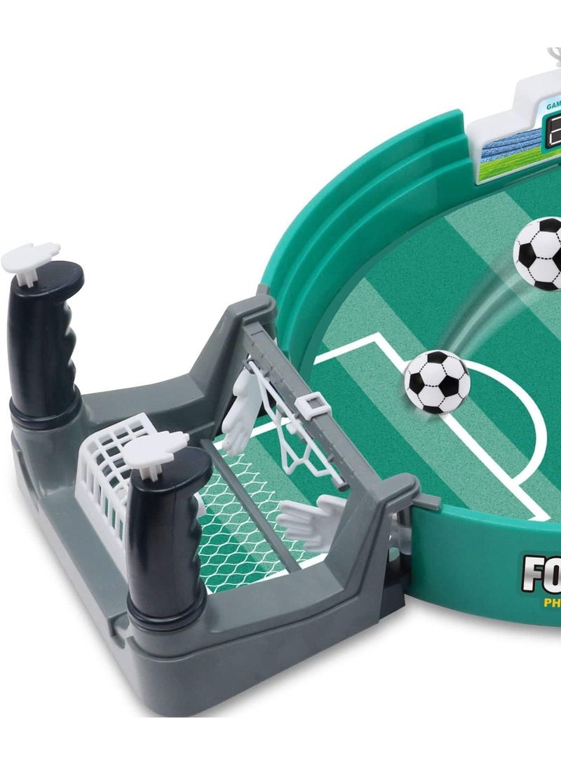 طاولة كرة قدم صغيرة تفاعلية - لعبة رياضية كلاسيكية مكتبية للآباء والأطفال، على غرار الكرة والدبابيس، مثالية للبالغين والأطفال - Image 5