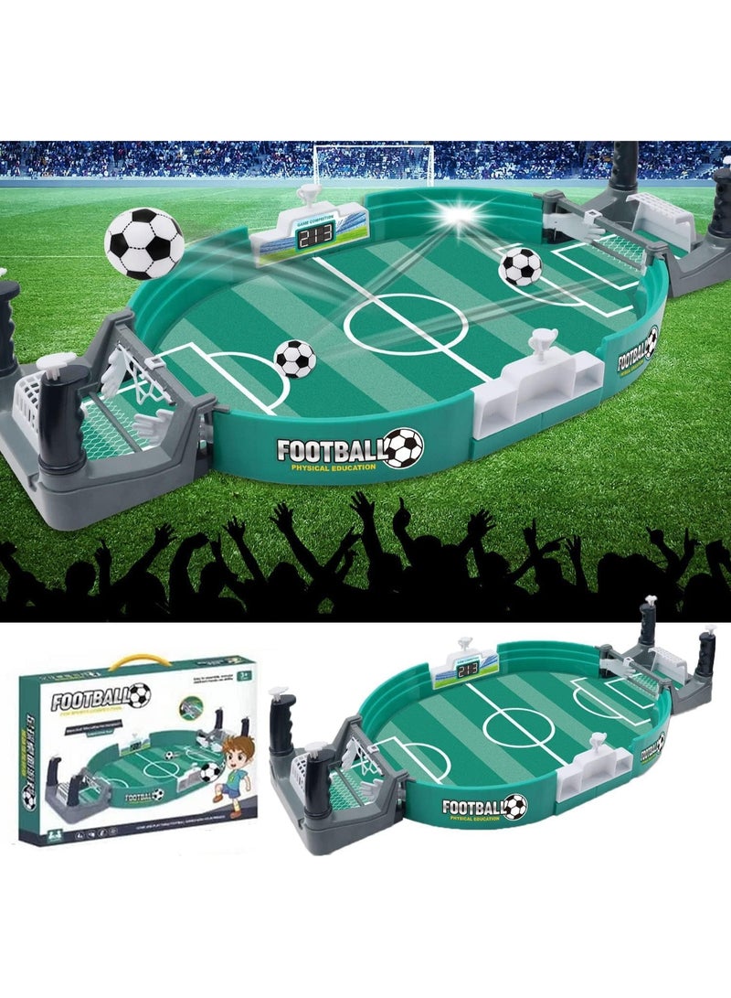 طاولة كرة قدم صغيرة تفاعلية - لعبة رياضية كلاسيكية مكتبية للآباء والأطفال، على غرار الكرة والدبابيس، مثالية للبالغين والأطفال - Image 2