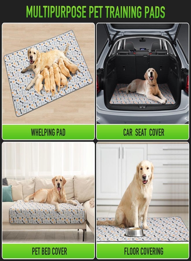 Hompet Washable Pee Pads for Dogs, 40"x26", 2-Pack Thick Heavy Absorbency Reusable Pee Pads Prevent Leakage Non-Slip, Pet Training Pads for Puppy Playpen, Crate, Potty, Floor, Bed, Sofa - Image 5