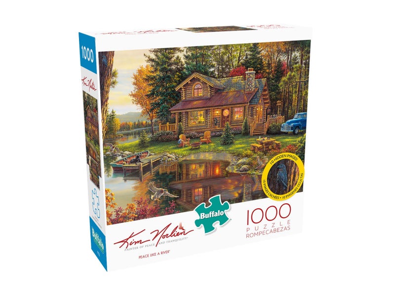 Buffalo Games - Kim Norlien - Peace Like A River - 1000 Piece Jigsaw Puzzle for Adults -Challenging Puzzle Perfect for Game Nights - Finished Size is 26.75 x 19.75 - Image 2