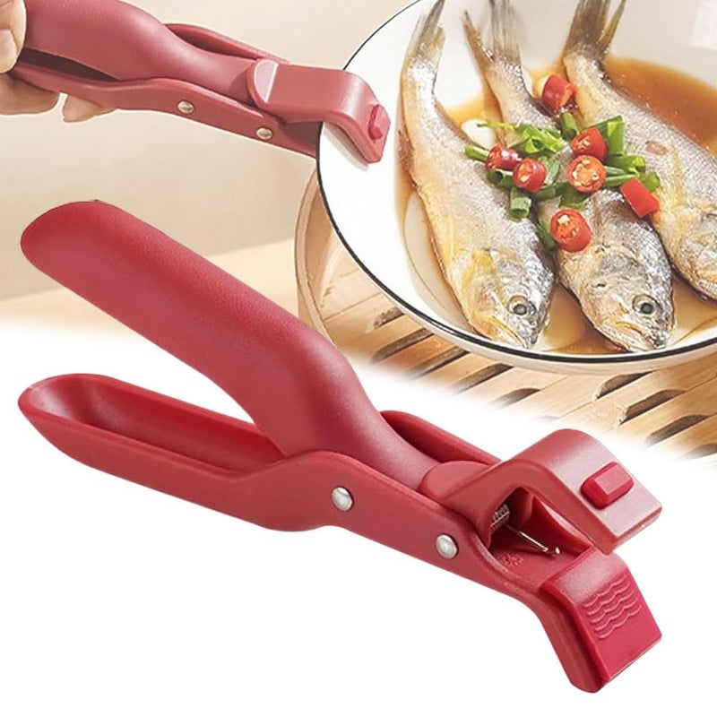 Cozron Cozron Anti-Slip Bowl Lifting Device, Anti-Hot Bowl Dish Plate Gripper Clamp Holder for Moving Hot Plate Bowls with Food Out from Instant Pot Microwave Oven Pizza Pan Air Fryer. - Image 2