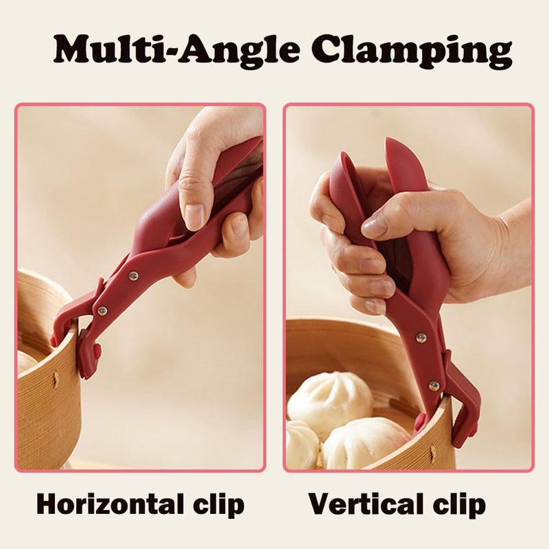 Cozron Cozron Anti-Slip Bowl Lifting Device, Anti-Hot Bowl Dish Plate Gripper Clamp Holder for Moving Hot Plate Bowls with Food Out from Instant Pot Microwave Oven Pizza Pan Air Fryer. - Image 5