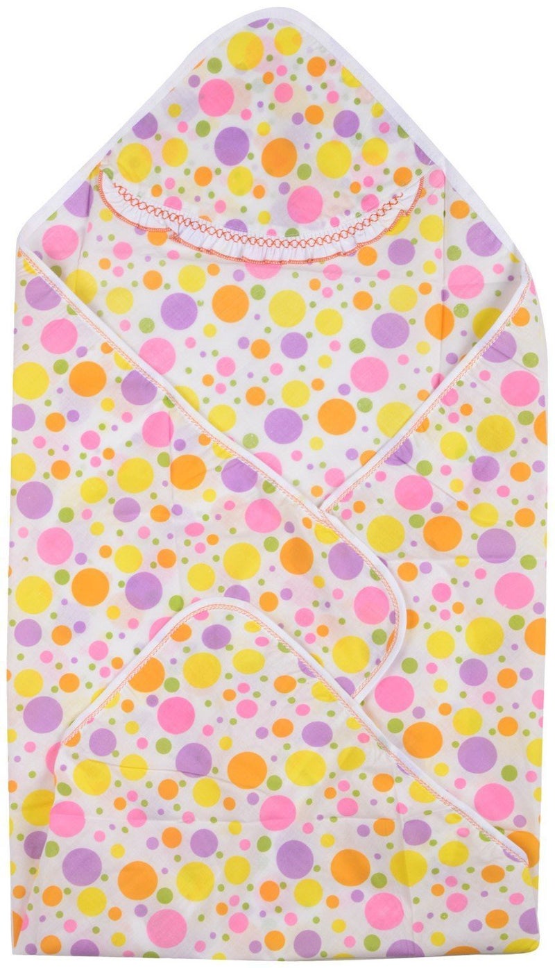 FARETO FirstKidsStep Combo of 3 Baby Cotton Cloth Blanket Cum Wrapper(Multi)(28 * 31inchs) - Image 3