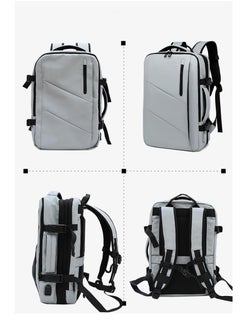 Skycare Skycare Business Travel Waterproof Backpack, Multi-functional Large Capacity Expandable Computer Bag for Handheld or Shoulder Carry  - Image 2