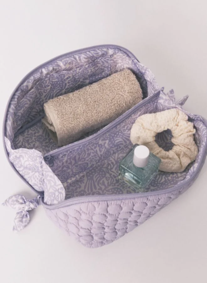 women'secret Medium Puffer Lilac Vanity Case