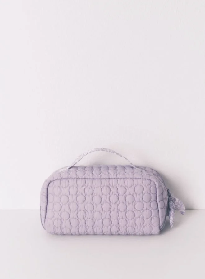 women'secret Medium Puffer Lilac Vanity Case