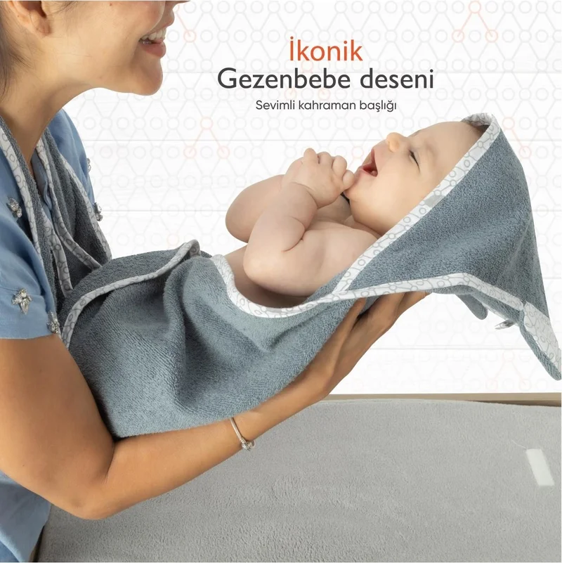 Gezenbebe Hero Hero Headed Swaddle Baby Towel Koala