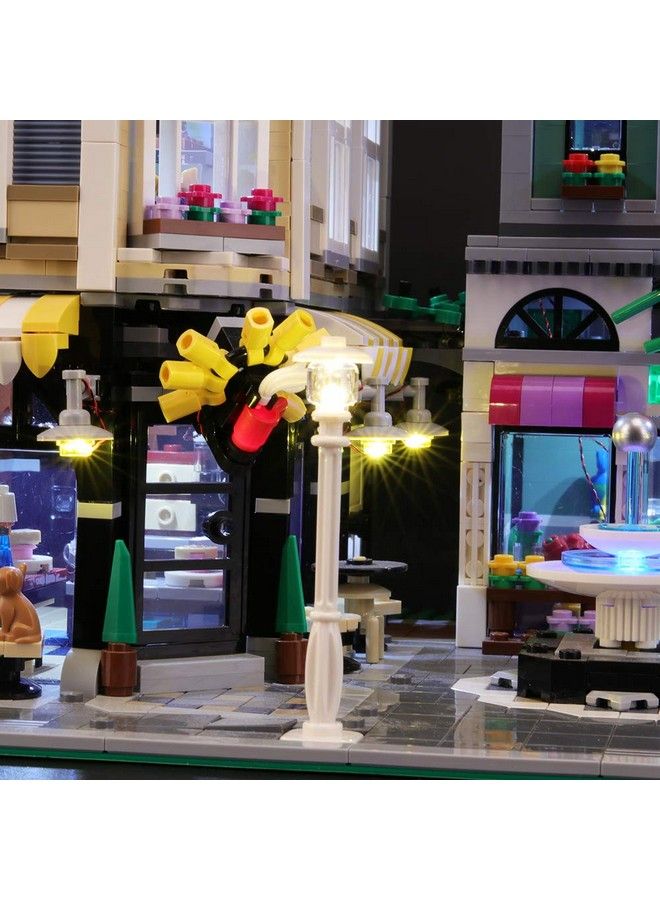 BRIKSMAX طقم إضاءة LED لمجموعة التجميع متوافق مع نموذج كتل البناء ليغو 10255، لا يتضمن مجموعة ليغو - Image 5