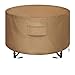 NEXCOVER NEXCOVER Round Fire Pit Cover, Waterproof 600D Heavy Duty Cover Fits Round Outdoor Fire Pit or Table (Round - 48" D x  - Image 2