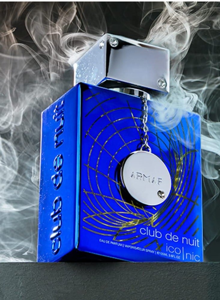 Armaf Club de Nuit Bleu Iconic Eau de Parfum 105ml - Image 3