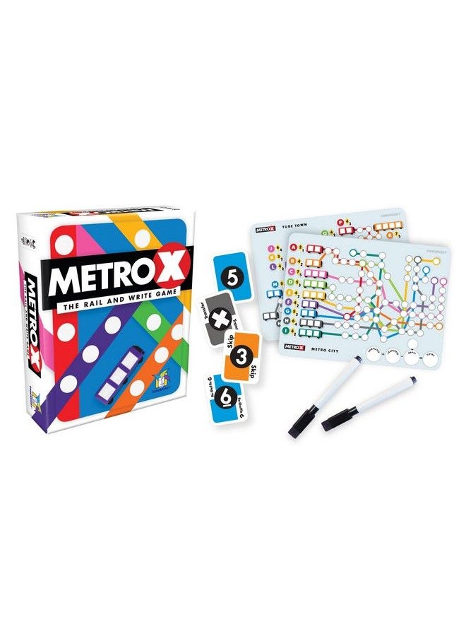 Gamewright - Metro X The Rail & Write Game - Image 1