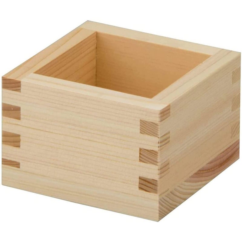 TIKUSAN Wooden Sake Cups Masu Japanese Hinoki Wood Sake Box Made in Japan 61 fl oz1go
