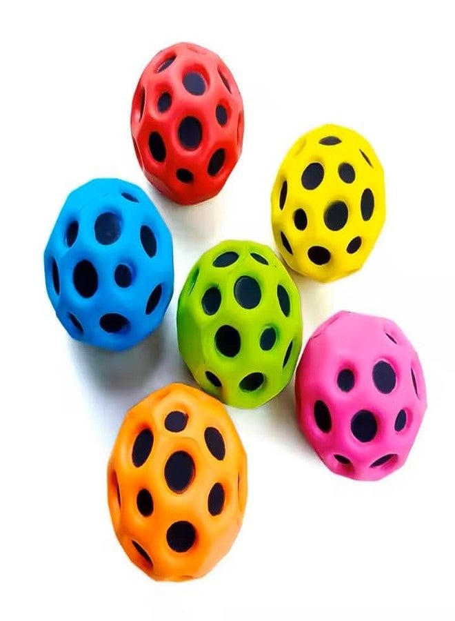 KITIKITTZ KITIKITS 7CM PU Foam Kids Pet Playing Toy High Bouncing Ball Coral Multi-Hole Anti Stress Ball (Multicolor) 2 Pcs Set - Image 4