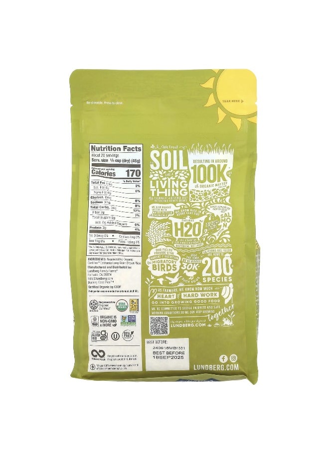 Lundberg Lundberg, Organic Brown Rice, Long Grain, 32 oz (907 g)  - Image 2