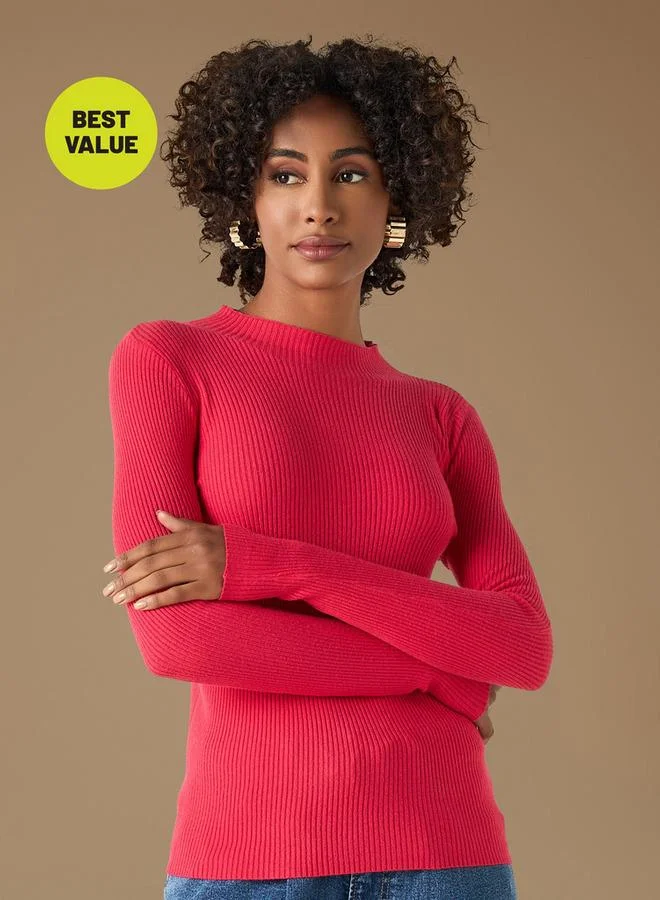 2Xtremz 2Xtremz Ribbed Sweater with Long Sleeves