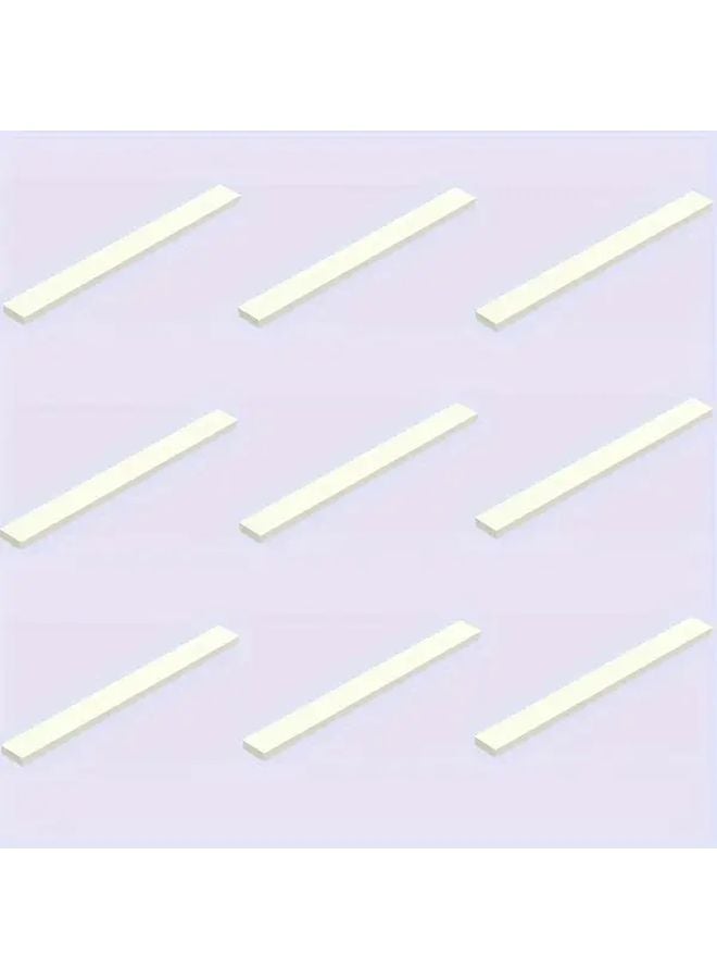 White Building Blocks Set 9PCS ABS Low Wall Bricks Farm Garden Characters - Image 1