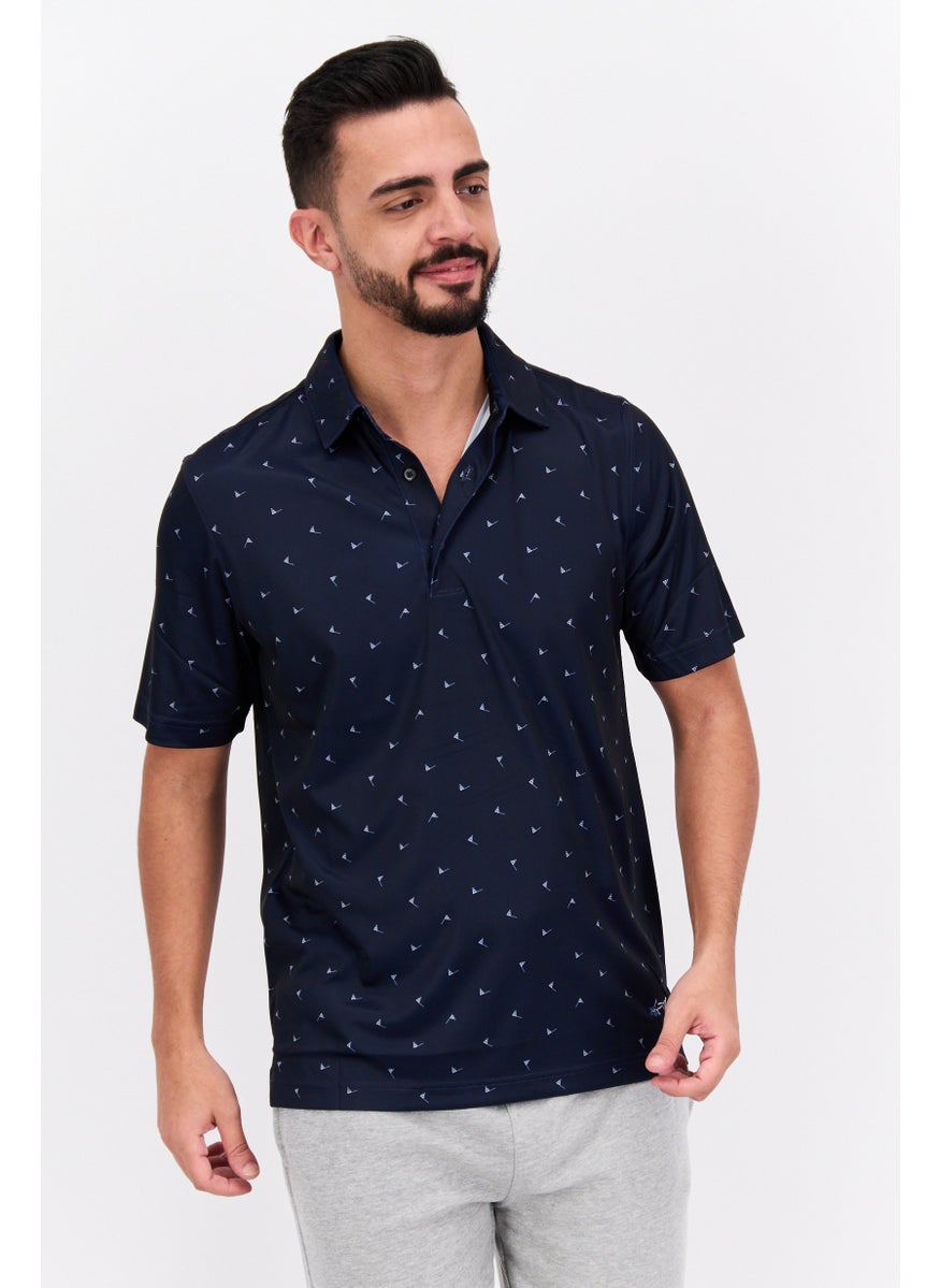 Men Sportswear Fit Short Sleeves Outdoor Polo, Navy - pzsku/Z84BF14FC6AA649B52B6EZ/45/_/1737642390/33900bdb-1414-4692-99dc-425f0f221c8a