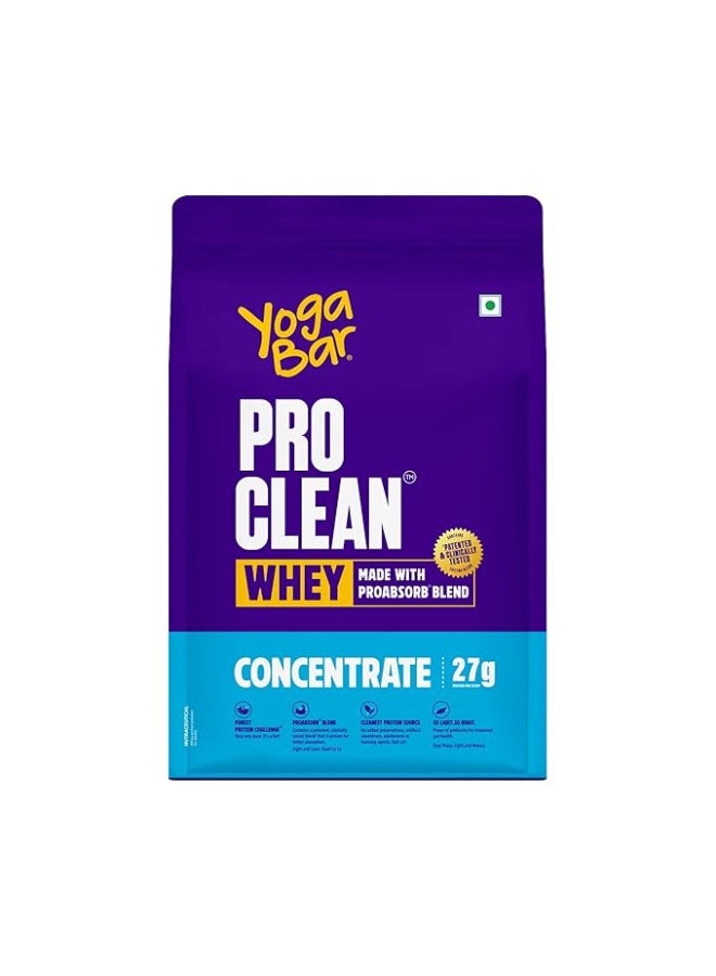 Yogabar Pro Clean Whey Protein Powder Pack of 2 (1 Chocolate Flavour with Monk Fruit & Dates 680g x 1 Concentrate Plain 1 kg) - Image 3