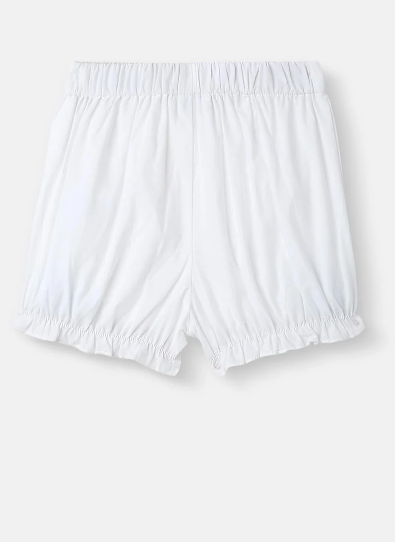 نوتيناتي Nautinati Girls' Yarn Dyed Print Top and Pants Set with Lace Panel