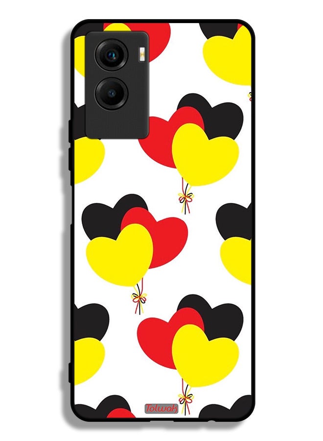 Tolwak Vivo Y55s 5G (2021) Protective Case Cover Three Hearts Bunch - Image 2