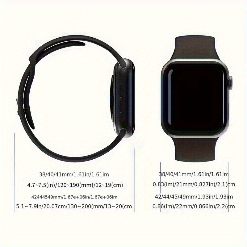 Soft Dual Prong Wristband Ivory White 49mm 46mm 45mm 44mm 42mm for Apple Watch - Image 2