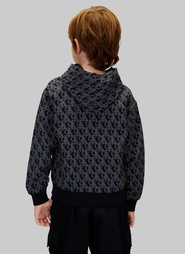 Calvin Klein Jeans Youth Graphic Pullover Hoodie
