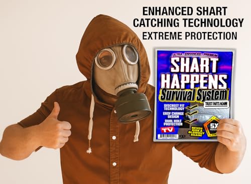Gears Out Shart Happens Survival System Funny Gag Gift Adult Diaper Kit Extreme Blowout Protection White Elephant Party Birthday Christmas Office Prank Essential - Image 5