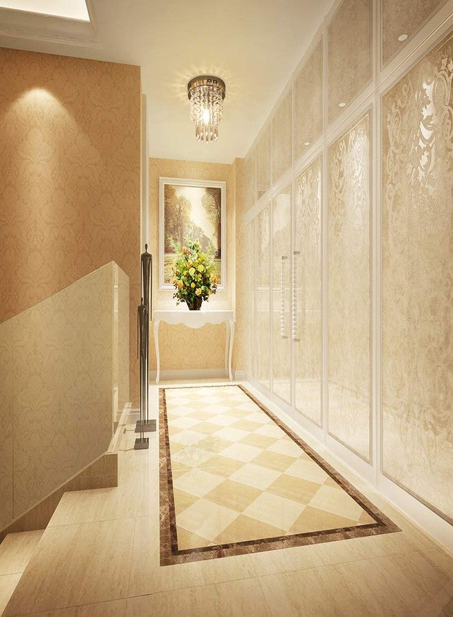 LIGHT WAVE Crystal Chandelier 8" Ceiling Lights Decorative Pendants Fixture for Living Room, Bedroom, Hall, Hotel, Bar, Resort - Image 4