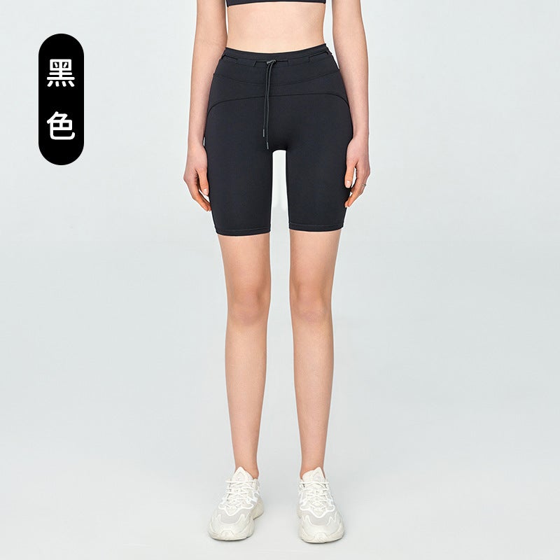 Spring And Yoga Shorts Women'S Hip-Lift Abdominal Outdoor Breathable Sports Pants Slim-Fit Slimming Cycling Shorts - Image 1