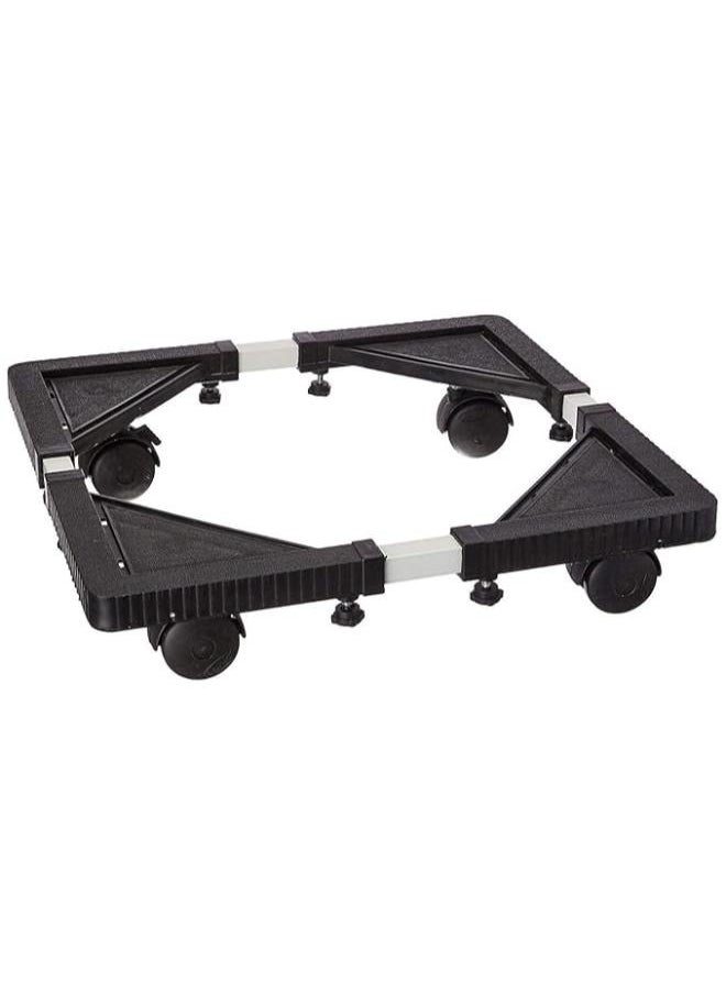 Executive LLC Adjustable Washing Machine Mobile Bases Refrigerator Undercarriage Bracket Stand with Wheels Pedestal Base Tray Dolly Laundry Washer Bracket  - Image 3