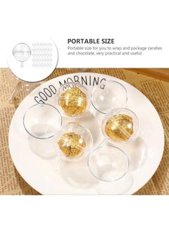Arabest 40 Pieces Transparent Chocolate Box Packaging Holder for Valentine's Day and Mother's Day  - Image 5
