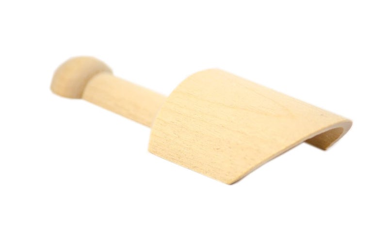 Perfectware PW Scoop 4-10 Mini Wooden Scoops, 0.25" Height, 0.25" Width, 4" Length (Pack of 10), Small,Beige - Image 3