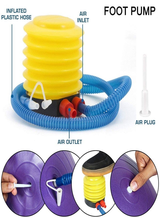 Vichaxan Bouncing Space Hopper Ball Hope | Hopping Inflatable Bouncer Hoppity Hope Jumping Ball | Children Yoga Outdoor Game Jump Bounce Retro Ball Handle Ride-On Toy-Bouncy Kids || - Image 3
