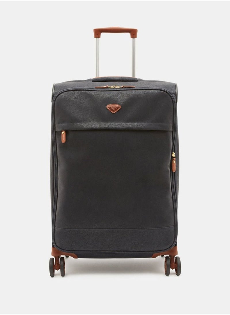 جامب New Uppsala Soft Expandable Suitcase Luggage Trolley 68cm Medium Navy Blue  - Image 1