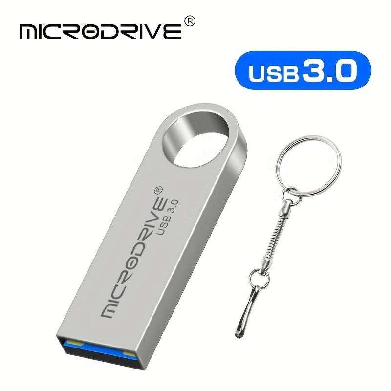 مايكرو درايف فلاشة معدنية صغيرة USB 3.0 | سعة 16 جيجابايت، 32 جيجابايت، 64 جيجابايت، 128 جيجابايت - رفيق بيانات موثوق - Image 5