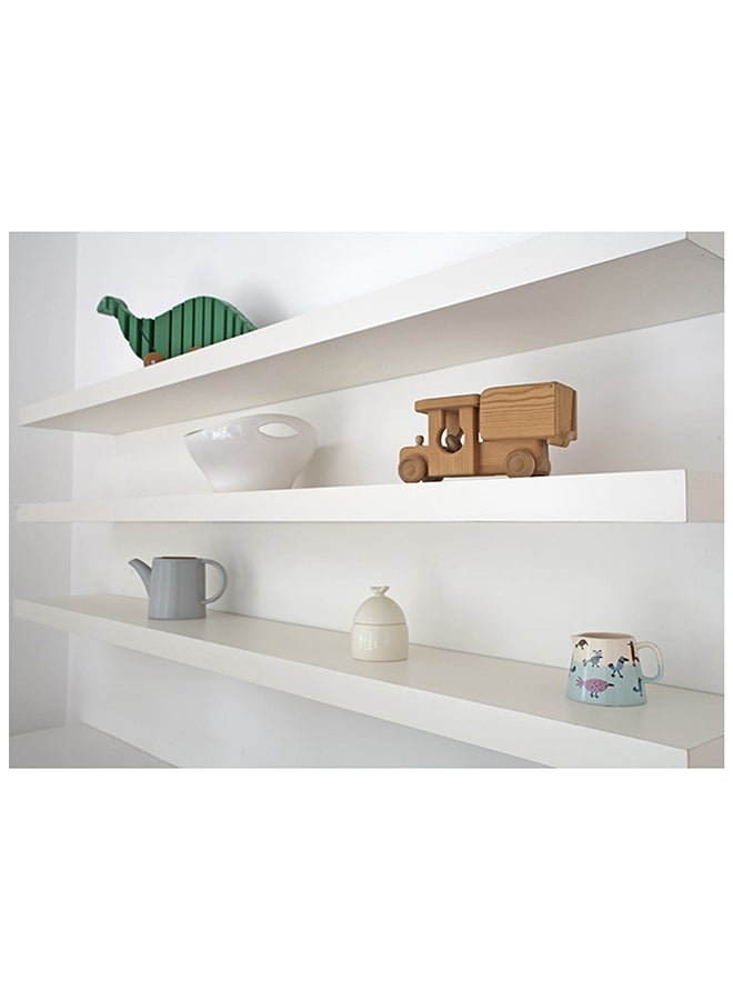 فيلينجز رفوف حائط عائمة 80 سم، أبيض، المقاس: 80×19.5×3.8 سم - Image 4