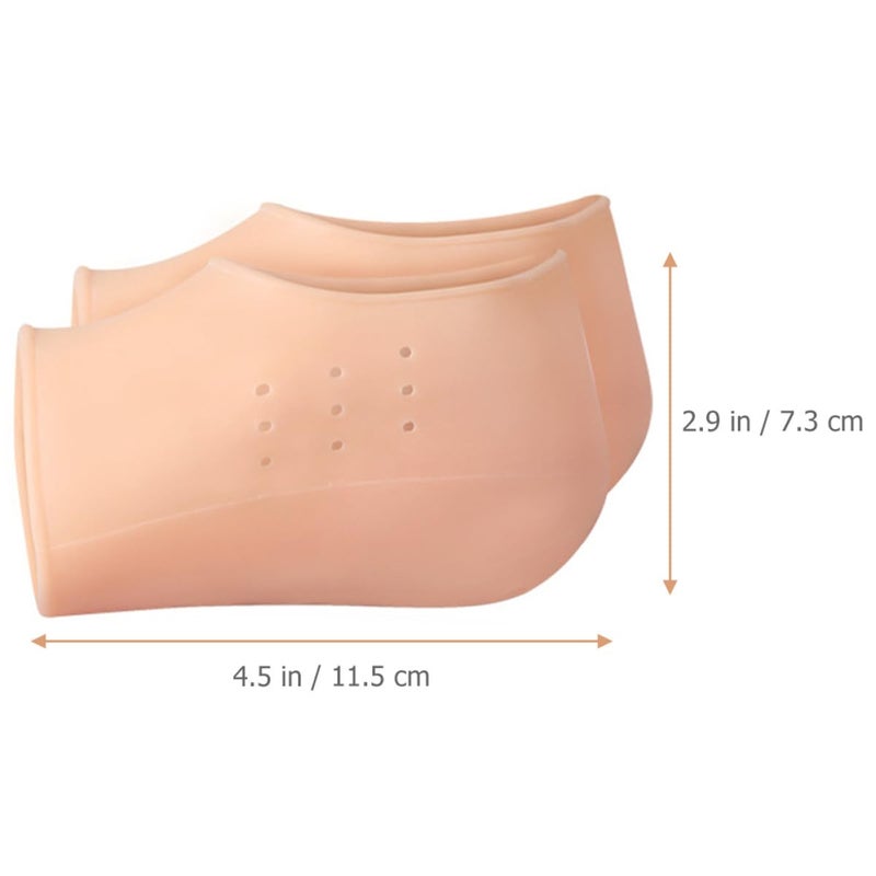 Unisex Height Increase Insoles 2 5cm Invisible Heel Pads Skin Color Soft Sebs Material For Comfortable Foot Support - Image 3