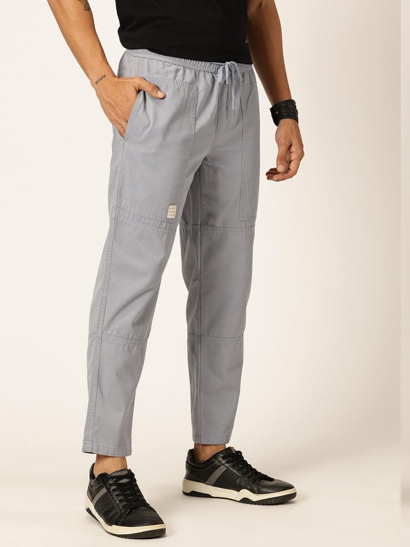 Thomas Scott Men's Relaxed Fit Pure Cotton Trousers Beige - Image 3