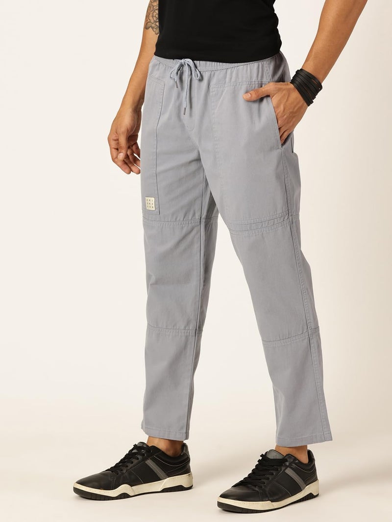 Thomas Scott Men's Relaxed Fit Pure Cotton Trousers Beige - Image 2