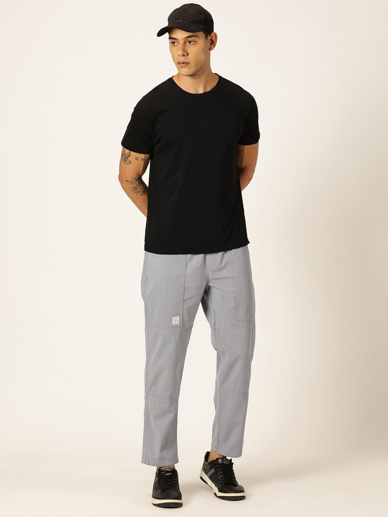 Thomas Scott Men's Relaxed Fit Pure Cotton Trousers Beige - Image 5